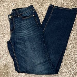 White House Black Market Slim Boot-Cut Jeans - 4S